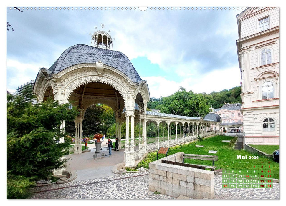 Karlsbad - Beliebter Kurort in Tschechien (CALVENDO Wandkalender 2026)