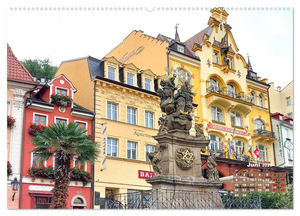 Karlsbad - Beliebter Kurort in Tschechien (CALVENDO Wandkalender 2026)