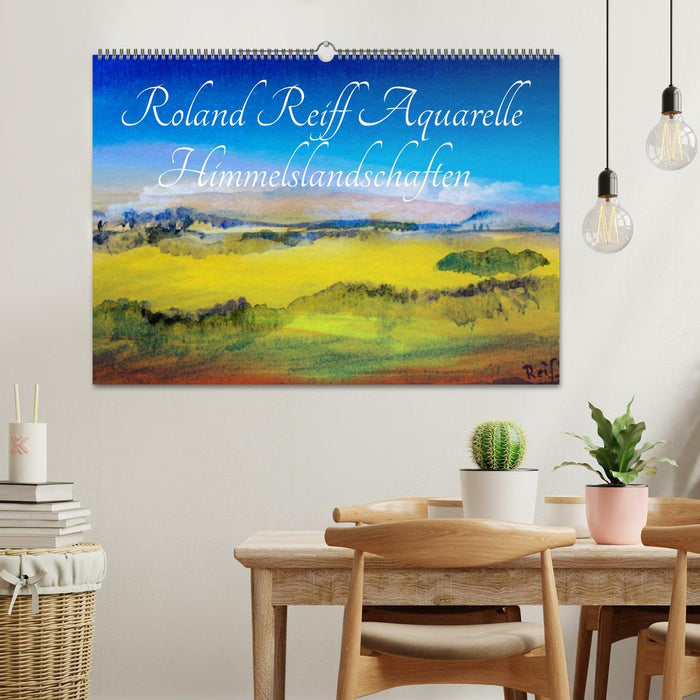 Roland Reiff Aquarelle Himmelslanschaften (CALVENDO Wandkalender 2026)