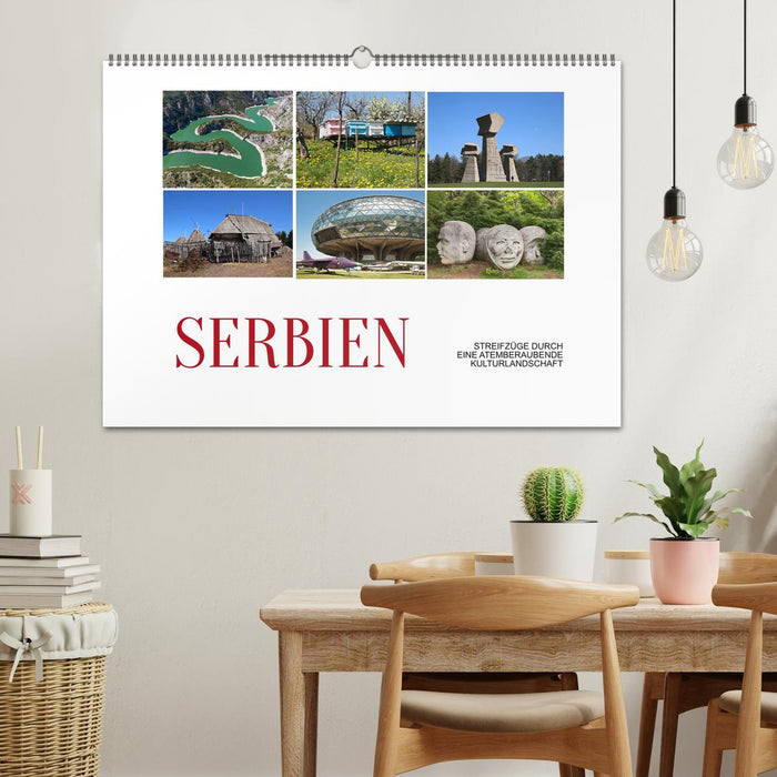 Serbien - Streifzüge durch eine atemberaubende Kulturlandschaft (CALVENDO Wandkalender 2026)