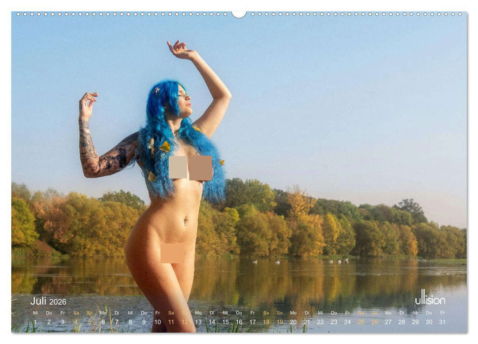Akt in der Natur - Chaos Isi (CALVENDO Premium Wandkalender 2026)