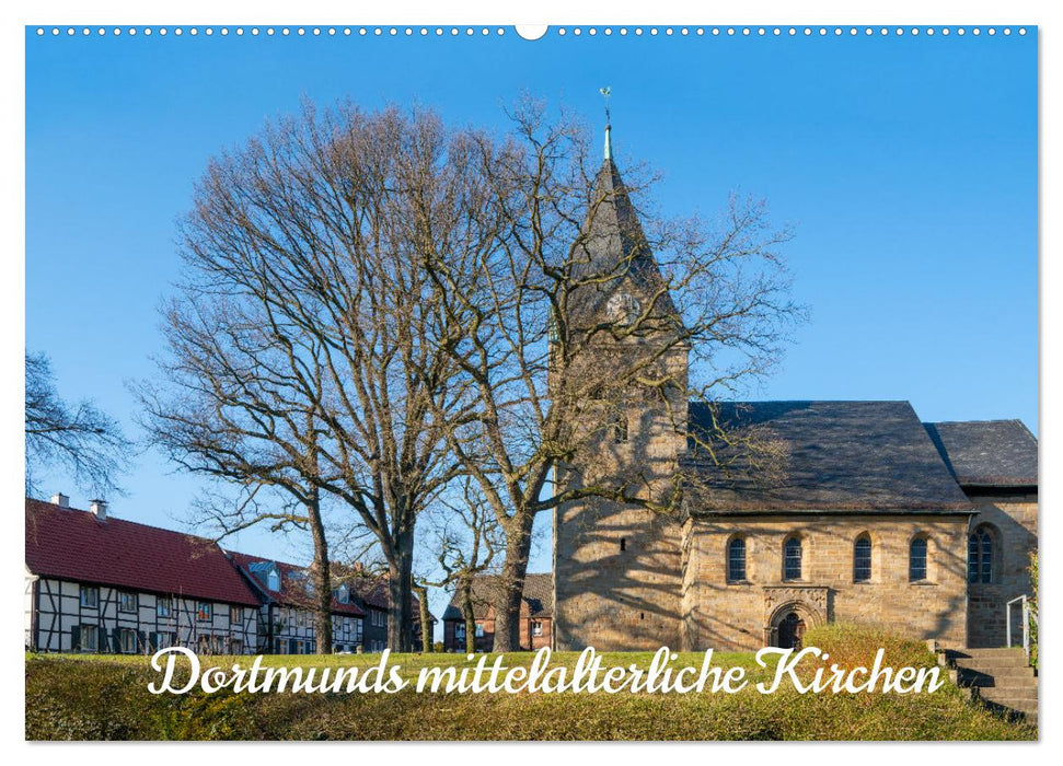 Dortmunds mittelalterliche Kirchen (CALVENDO Wandkalender 2026)