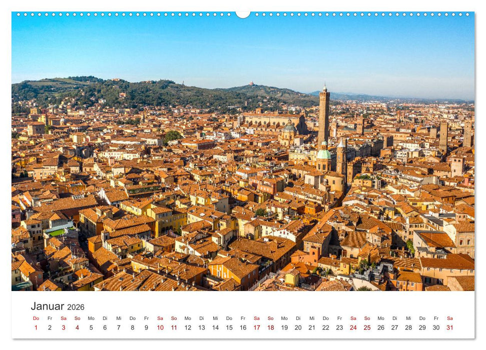 Bologna - Impressionen der wunderschönen Universitätsstadt. (CALVENDO Wandkalender 2026)