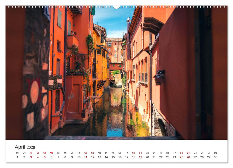 Bologna - Impressionen der wunderschönen Universitätsstadt. (CALVENDO Wandkalender 2026)