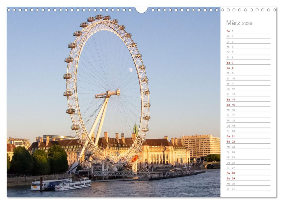 Besucht mal wieder London (CALVENDO Wandkalender 2026)