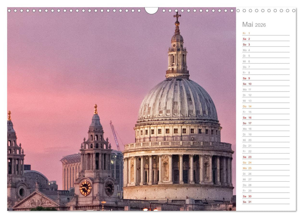 Besucht mal wieder London (CALVENDO Wandkalender 2026)
