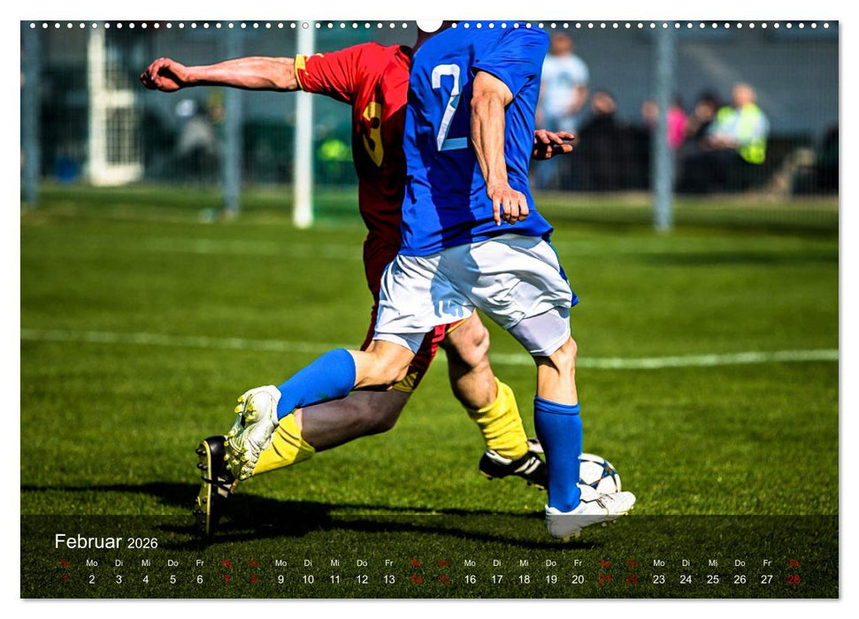 Fußball - pure Leidenschaft (CALVENDO Wandkalender 2026)