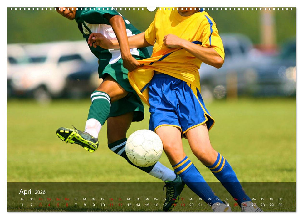 Fußball - pure Leidenschaft (CALVENDO Wandkalender 2026)