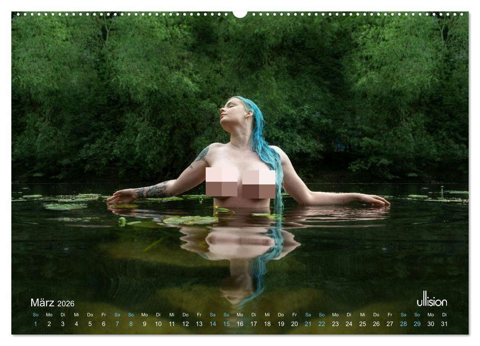 Akt in der Natur - Chaos Isi (CALVENDO Wandkalender 2026)