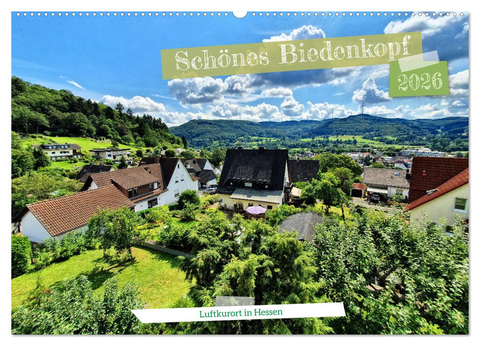 Schönes Biedenkopf Luftkurort in Hessen (CALVENDO Wandkalender 2026)
