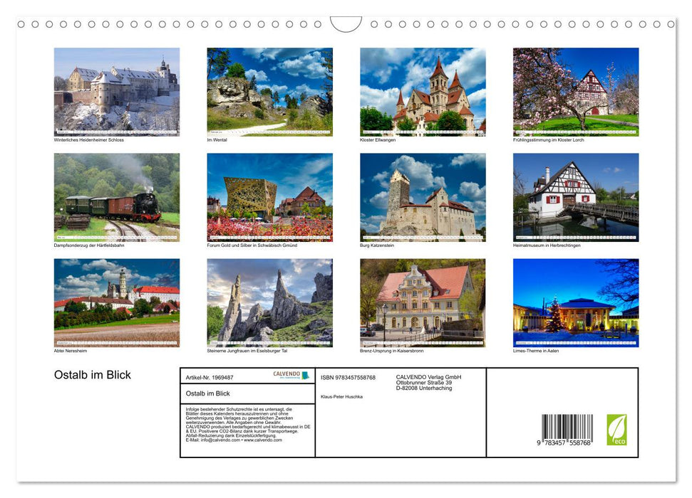 Ostalb im Blick (CALVENDO Wandkalender 2026)