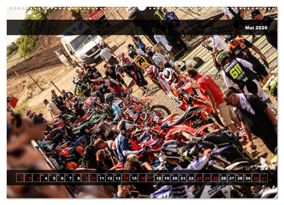 Motocross aus einer anderen Sicht (CALVENDO Wandkalender 2026)