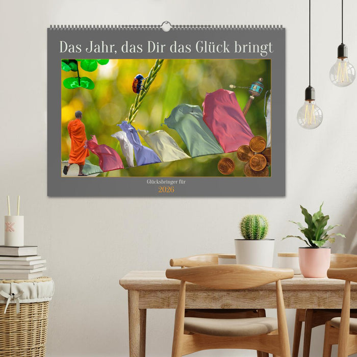 Das Jahr, das Dir das Glück bringt (CALVENDO Wandkalender 2026)
