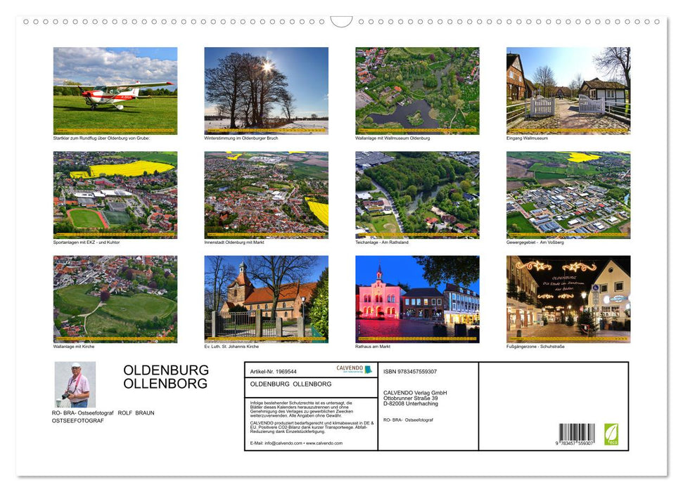 OLDENBURG OLLENBORG (CALVENDO Wandkalender 2026)