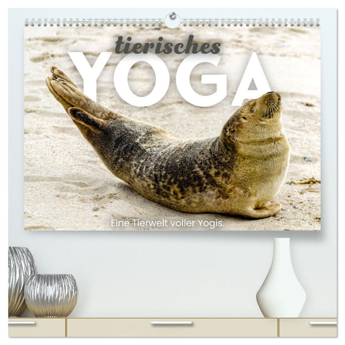 Tierisches Yoga - Eine Tierwelt voller Yogis. (CALVENDO Premium Wandkalender 2026)