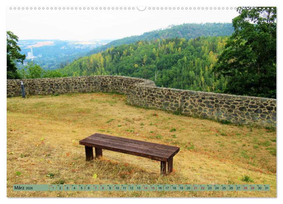 Frankenwald - Wandern in Oberfranken und Thüringen (CALVENDO Wandkalender 2026)