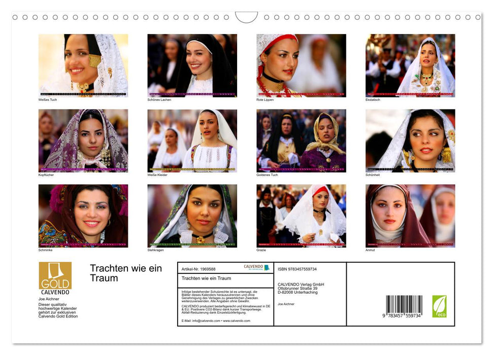 Trachten wie ein Traum (CALVENDO Wandkalender 2026)