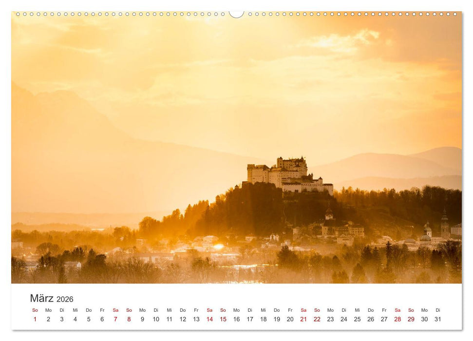 Salzburg - Kultur und Natur pur. (CALVENDO Premium Wandkalender 2026)