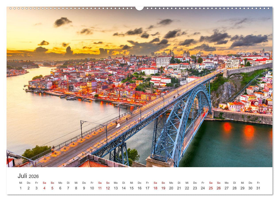 Porto - Eine Liebeserklärung (CALVENDO Premium Wandkalender 2026)