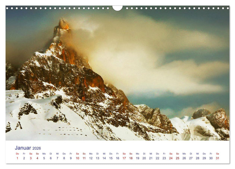 Dolomiten Monumental (CALVENDO Wandkalender 2026)