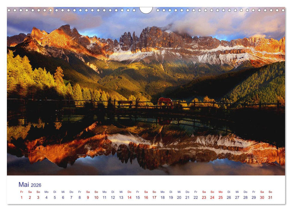 Dolomiten Monumental (CALVENDO Wandkalender 2026)