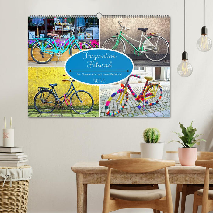 Faszination Fahrrad. Der Charme alter und neuer Drahtesel (CALVENDO Wandkalender 2026)