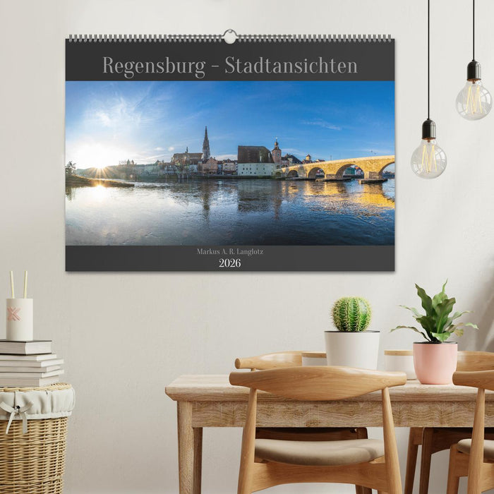 Regensburg - Stadtansichten (CALVENDO Wandkalender 2026)