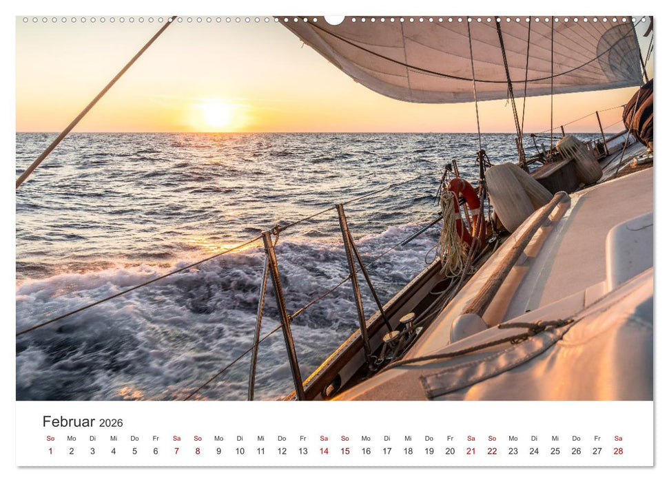 Segeln - Die Freiheit genießen. (CALVENDO Wandkalender 2026)