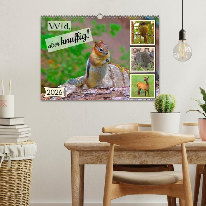 Wild, aber knuffig! (CALVENDO Wandkalender 2026)