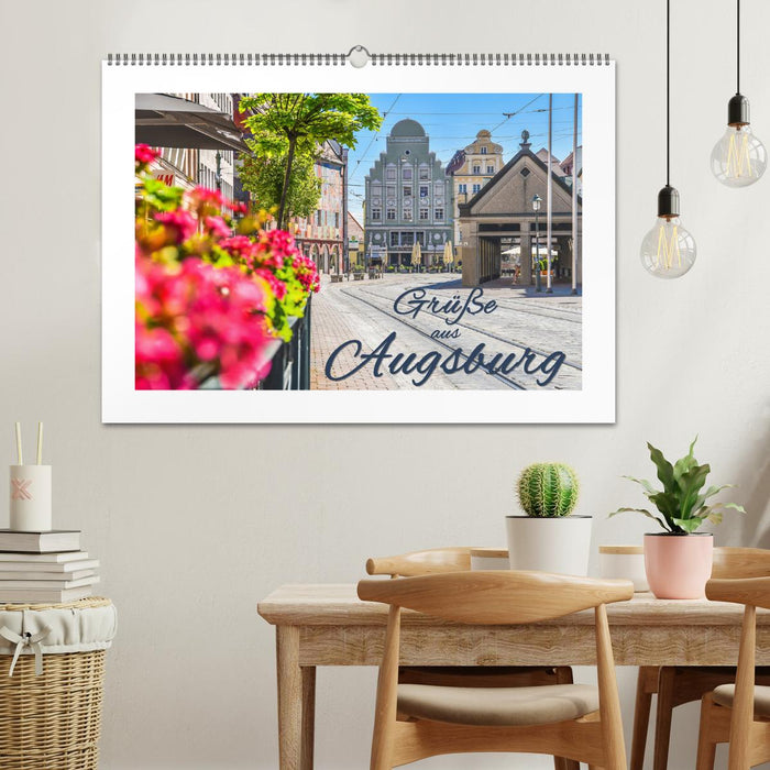 Grüße aus Augsburg (CALVENDO Wandkalender 2026)