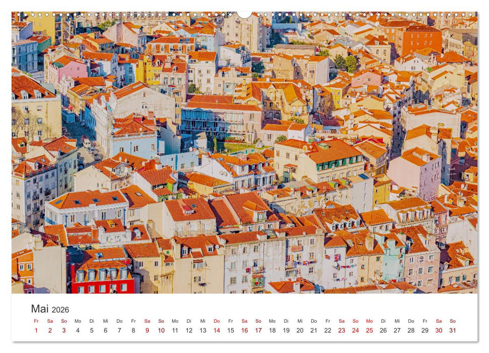 Lissabon - Portugals schöne Hauptstadt. (CALVENDO Wandkalender 2026)