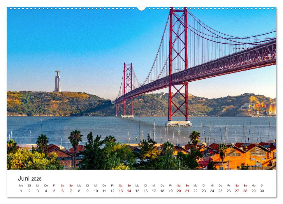 Lissabon - Portugals schöne Hauptstadt. (CALVENDO Wandkalender 2026)