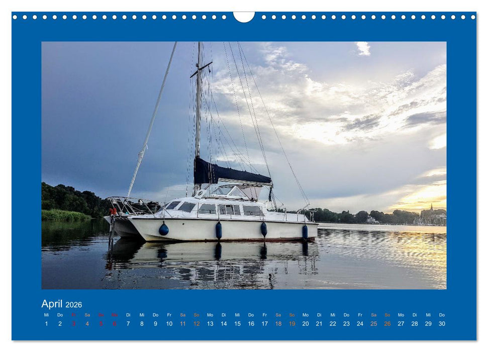 Katamaran Segeln - Mit Naos auf Tour (CALVENDO Wandkalender 2026)