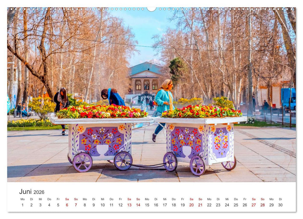 Iran - Farbenfrohe Impressionen (CALVENDO Wandkalender 2026)