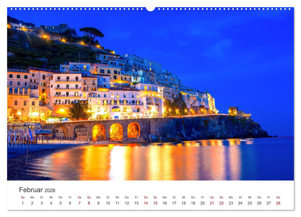Amalfi Küste - Italiens wunderschöner Küstenabschnitt. (CALVENDO Wandkalender 2026)