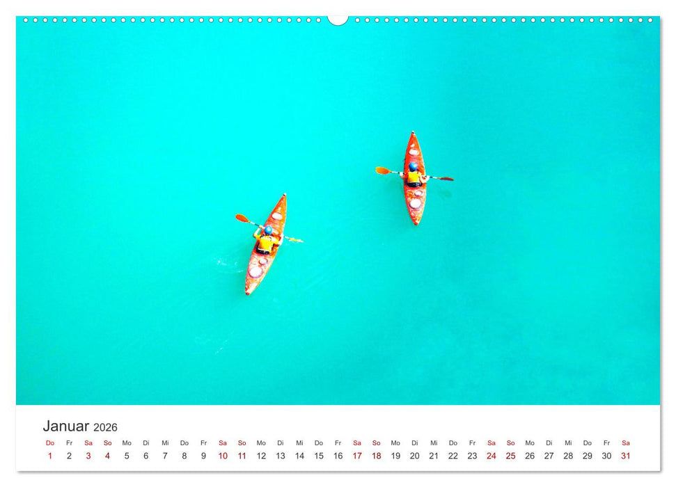 Kajak - Ruhige Gewässer (CALVENDO Wandkalender 2026)