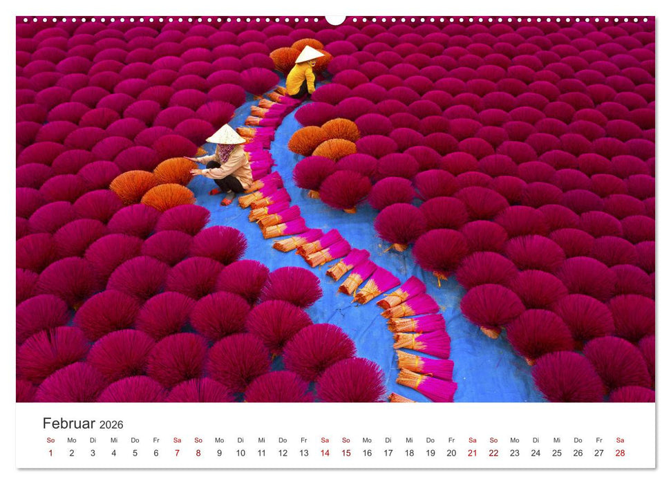 Vietnam - Das Land der Morgenröte. (CALVENDO Wandkalender 2026)
