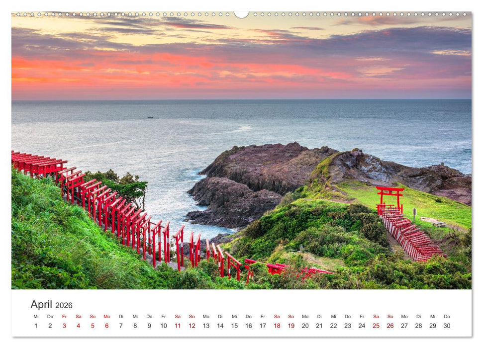 Japan - Im Land der aufgehenden Sonne. (CALVENDO Wandkalender 2026)