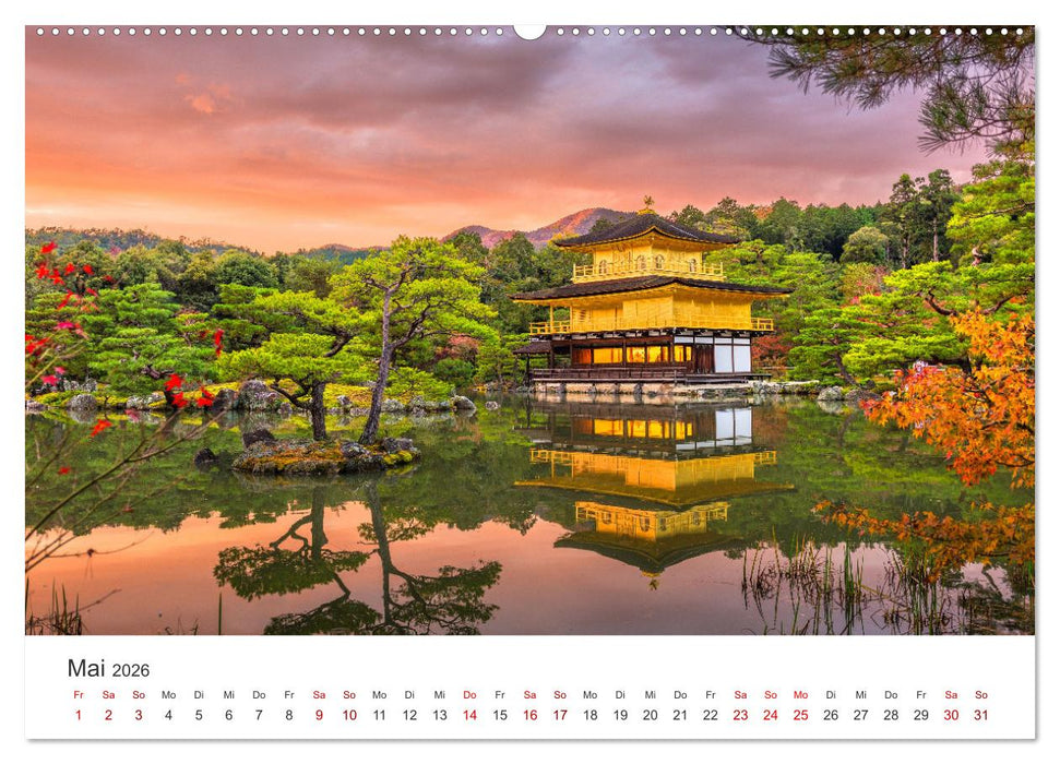 Japan - Im Land der aufgehenden Sonne. (CALVENDO Wandkalender 2026)