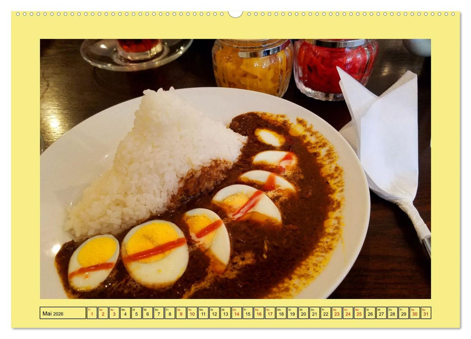 Die Japanische Küche - Eine kulinarische Reise durch Japan (CALVENDO Wandkalender 2026)