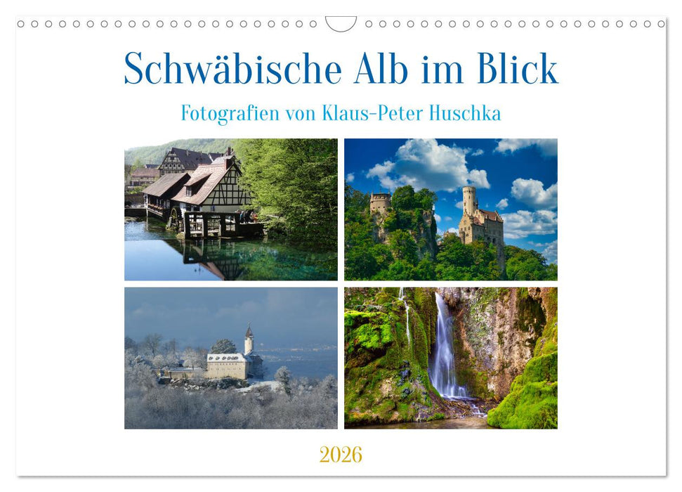 Schwäbische Alb im Blick (CALVENDO Wandkalender 2026)