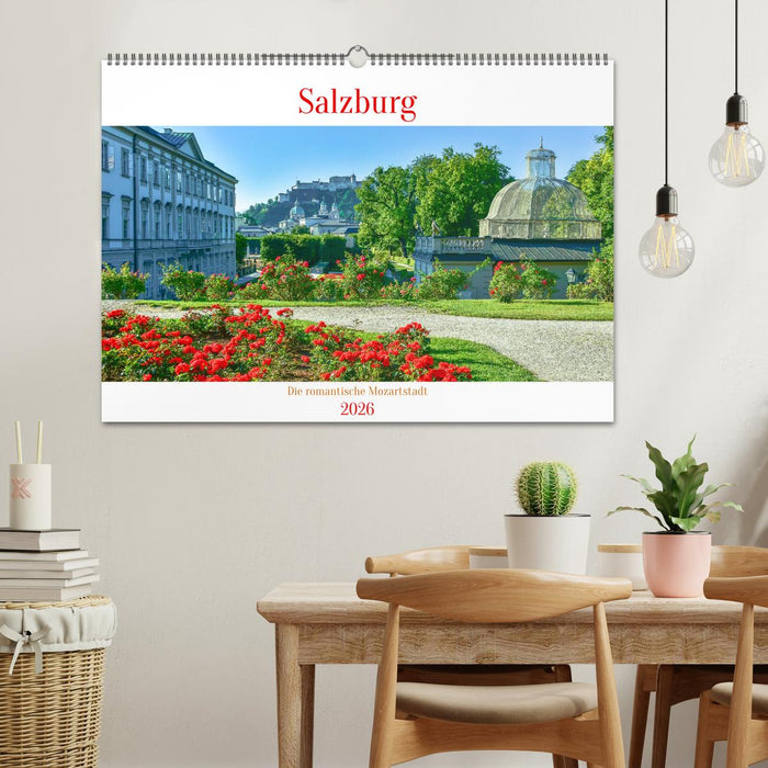 Salzburg - Die romantische Mozartstadt (CALVENDO Wandkalender 2026)
