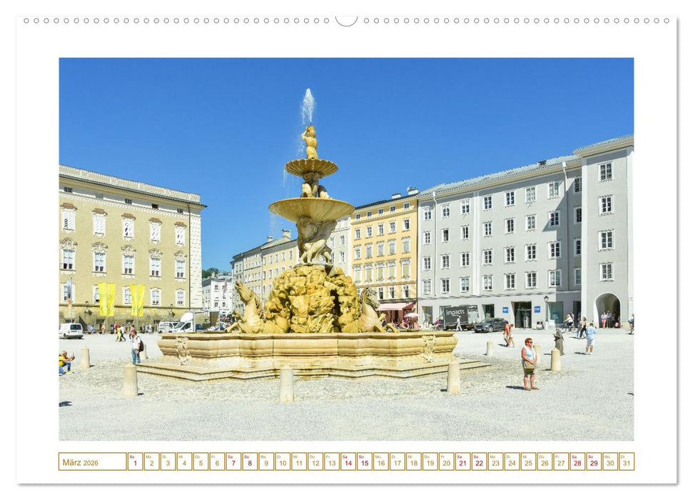 Salzburg - Die romantische Mozartstadt (CALVENDO Wandkalender 2026)