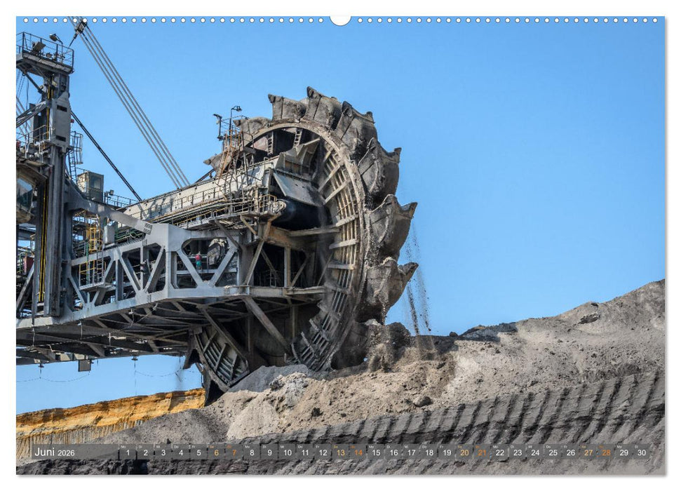 Alte und neue Energie im Rheinland - zwischen Braunkohletagebau und Windkraftanlagen (CALVENDO Wandkalender 2026)