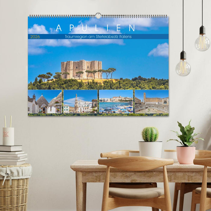 Apulien - Traumregion am Stiefelabsatz Italiens (CALVENDO Wandkalender 2026)