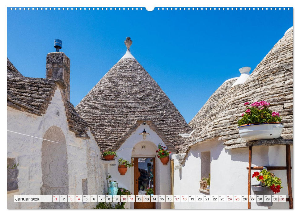 Apulien - Traumregion am Stiefelabsatz Italiens (CALVENDO Wandkalender 2026)
