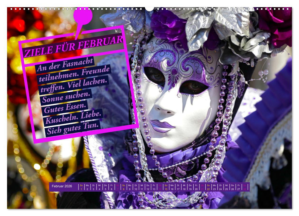 ZIELE Monat für Monat (CALVENDO Wandkalender 2026)