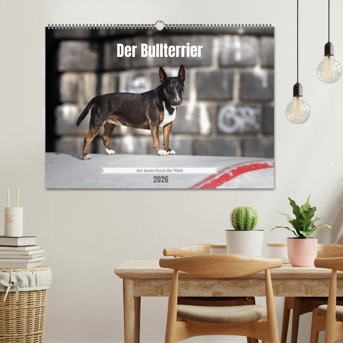 Der Bullterrier der beste Hund der Welt (CALVENDO Wandkalender 2026)