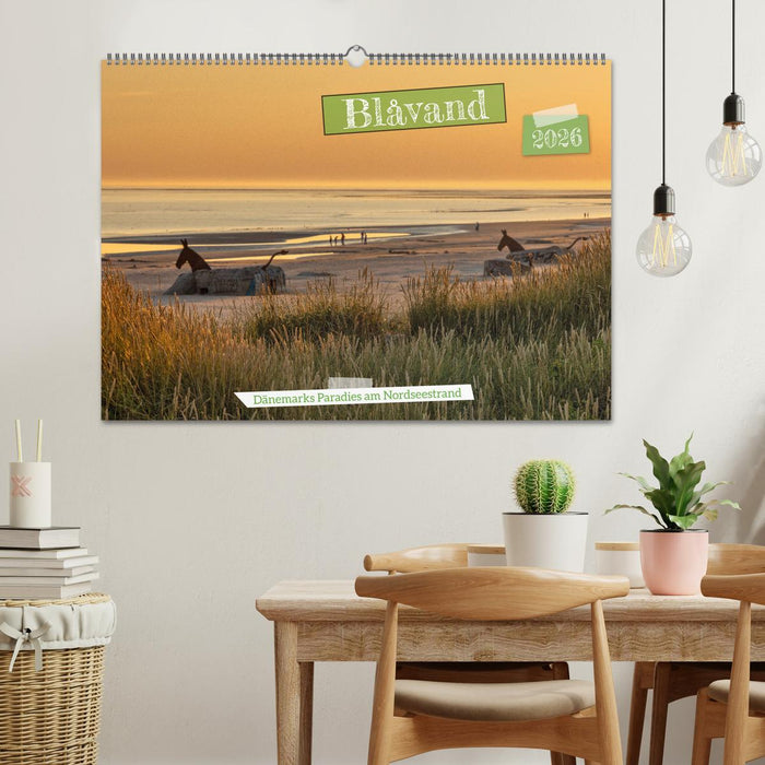 Blåvand - Dänemarks Paradies am Nordseestrand (CALVENDO Wandkalender 2026)