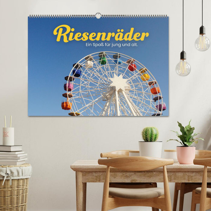 Riesenräder - Ein Spaß für jung und alt. (CALVENDO Wandkalender 2026)